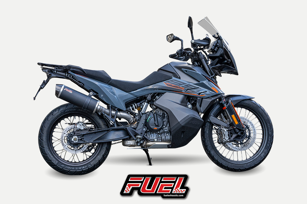 KTM 790 890 Adventure motorcycle exhausts available from Fuel Exhausts